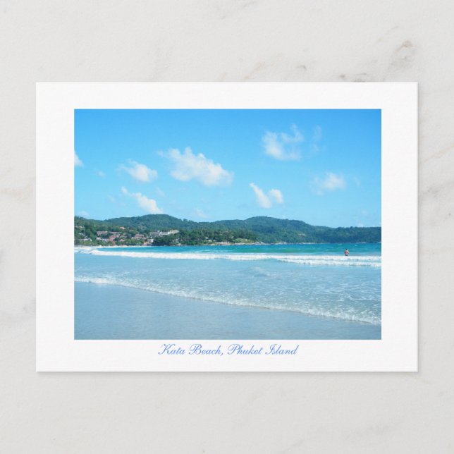 kata, Kata Beach, Phuket Island Postcard (Front)