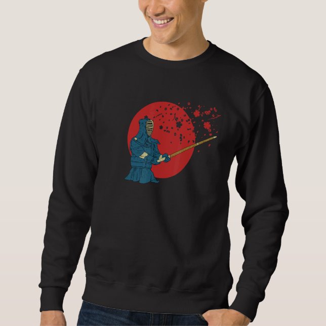 Kata Kenjusu Shinai Samurai Kendo Sweatshirt (Front)