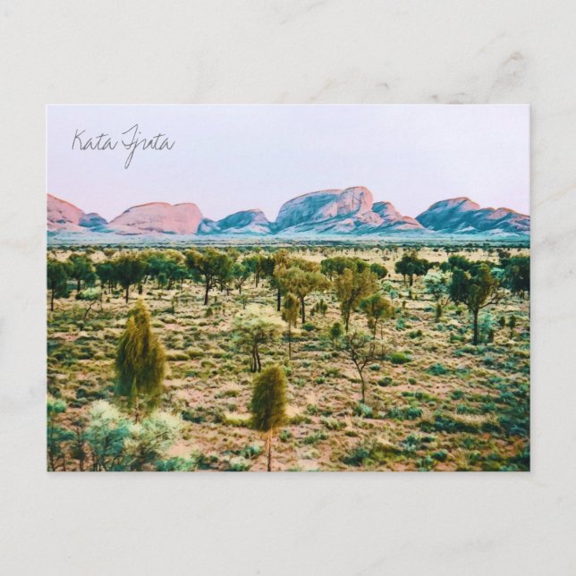 Kata Tjuta The Olgas Central Australia travel Postcard (Front)