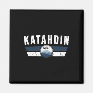 Katahdin Mountain Climbing Maine Hiking Climber Magnet