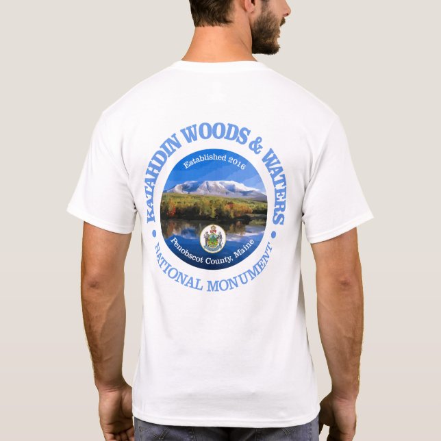 Katahdin Woods & Waters (NM) T-Shirt (Back)