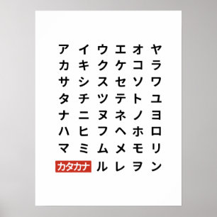 Katakana Poster