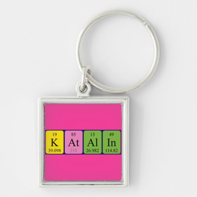 Katalin periodic table name keyring (Front)