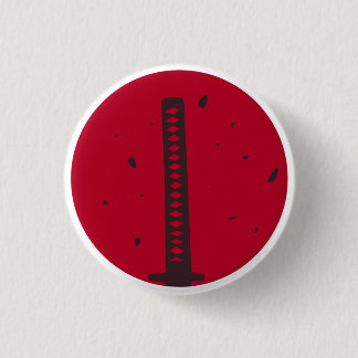 Katana Art 3 Cm Round Badge