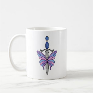 Katana butterfly coffee mug