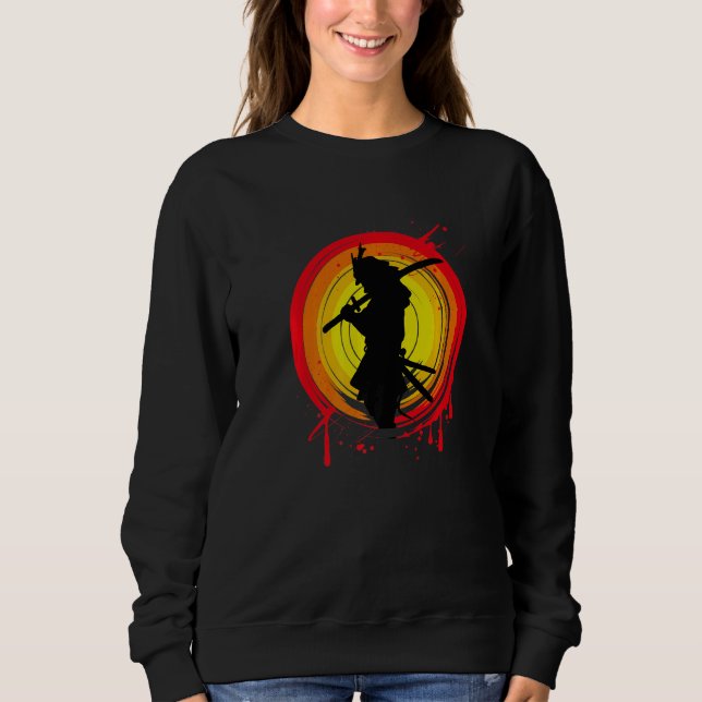Katana Samurai Bushido Code Sweatshirt (Front)