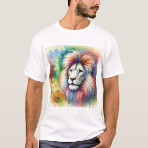 Katanga Lion 130724AREF107 - Watercolor T-Shirt