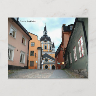 Katarina Church, Stockholm Postcard