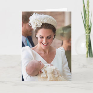 Kate Middleton and Prince Louis Card