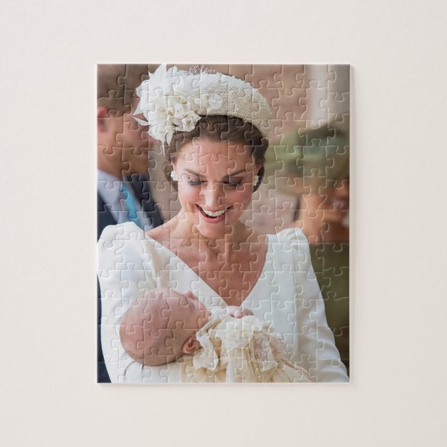 Kate Middleton and Prince Louis Jigsaw Puzzle (Vertical)