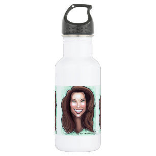 Kate Middleton Caricature 532 Ml Water Bottle