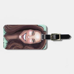 Kate Middleton Caricature Luggage Tag