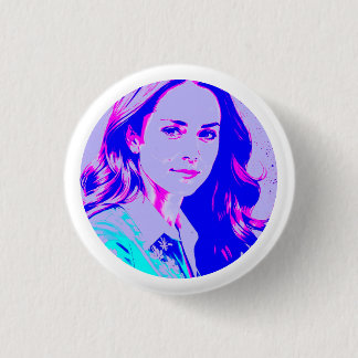 kate middleton create your own photo  3 cm round badge