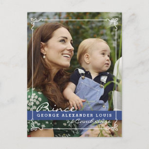 Kate Middleton Prince George Postcard
