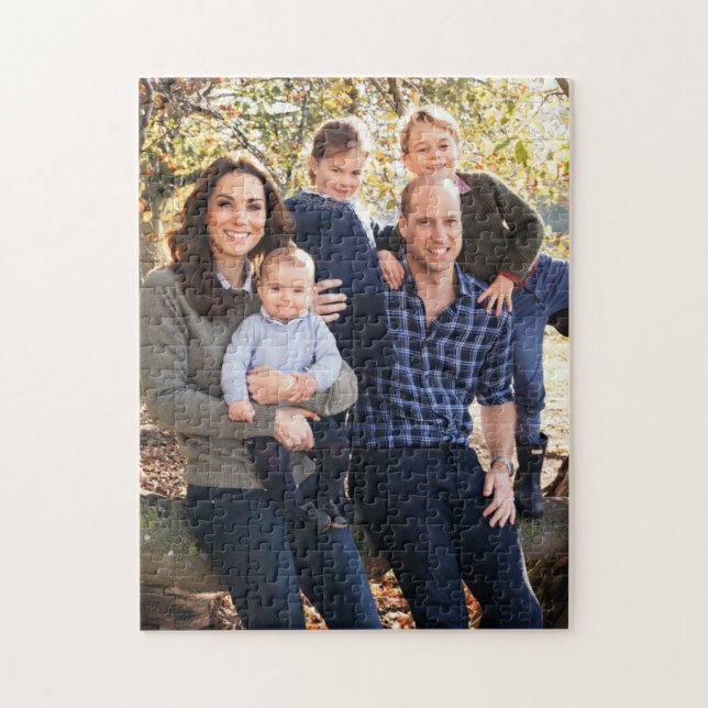 Kate, William and kids Jigsaw Puzzle (Vertical)