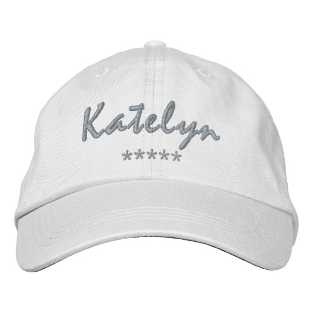 Katelyn Name Embroidered Hat (Front)