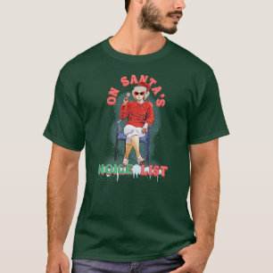 Kath and Kim Christmas Noice List Funny with Lolli T-Shirt