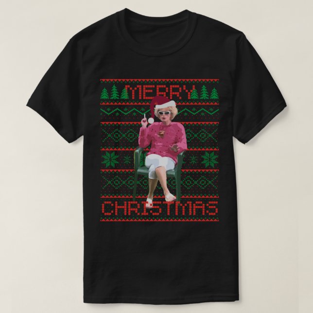 Kath and Kim Christmas Ugly Christmas Sweater Clas (Design Front)