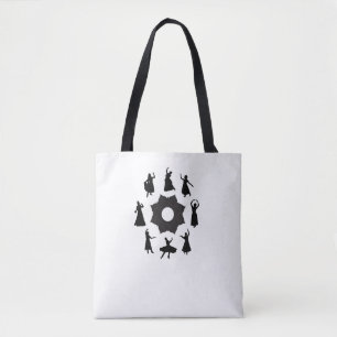 Kathak Circle of Dance Tote Bag