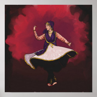 Kathak Dancer - a solo performance Poster