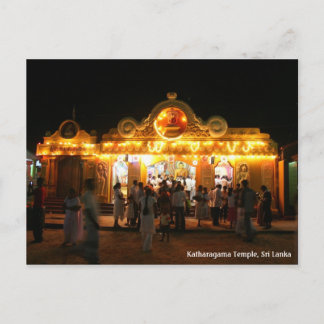Katharagama temple postcard