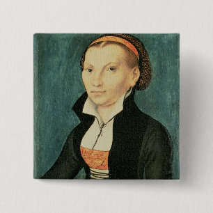 Katharina von Bora, future wife of Martin 15 Cm Square Badge