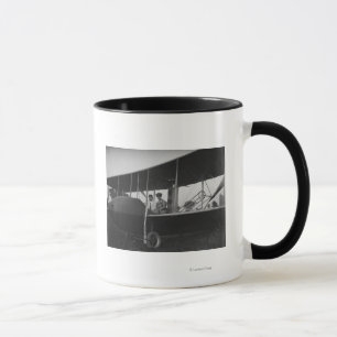 Katharine Wright with Orville in Model HS Mug