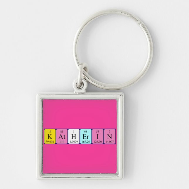 Katherin periodic table name keyring (Front)