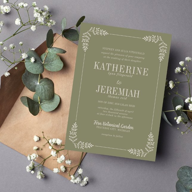 Katherine Frame | Curated Colours | Wedding Invite (Creator Uploaded)