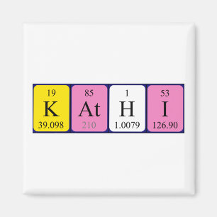 Kathi periodic table name magnet