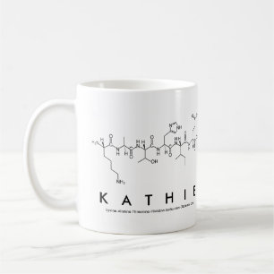 Kathie peptide name mug
