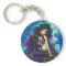 "Kathleen" Mermaid and Jellyfish Keychain