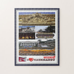Kathmandu - I Love - Nepal - Jigsaw Puzzle
