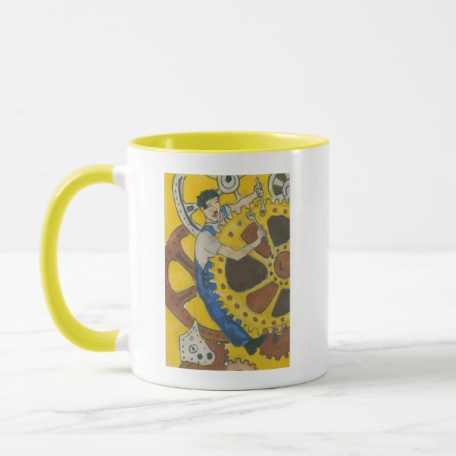 Kathy Faggella Comic Mechanic Mug (Left)