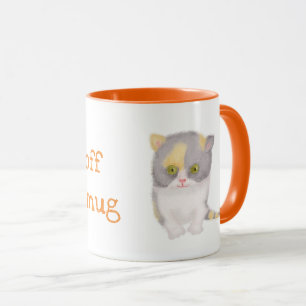 Katie kitten cute personalised mug