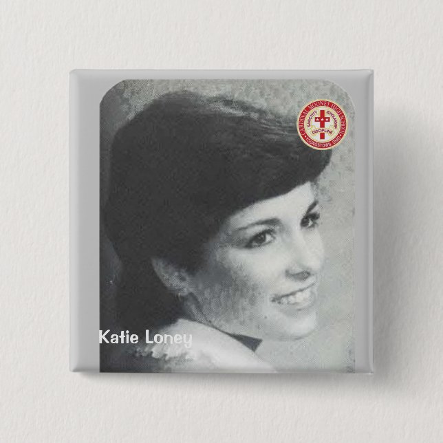 Katie Loney 15 Cm Square Badge (Front)