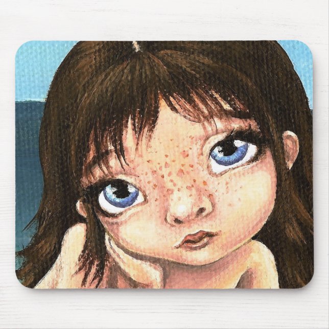 Katie the mermaid mouse pad (Front)