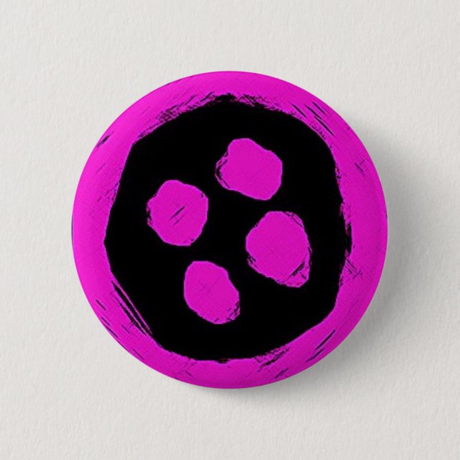 Katieboy buttongirl 6 cm round badge (Front)