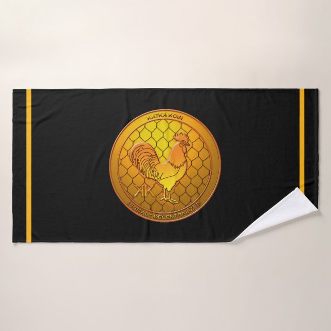KatkaKoin Cryptocurrency ICO Bath Towel (Bath Towel)