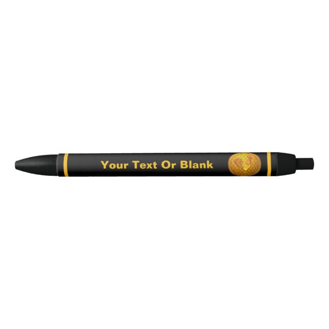KatkaKoin Cryptocurrency ICO Black Ink Pen (Front)