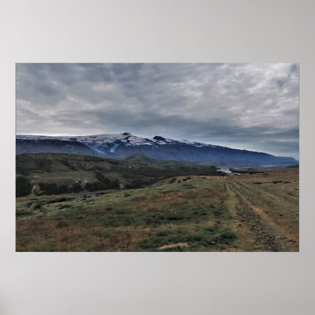 Katla and Thorsmork Valley Poster (Front)