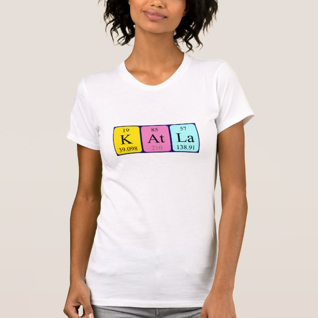 Katla periodic table name shirt (Front)