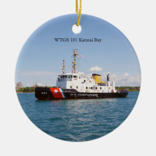 Katmai Bay double sided ornament