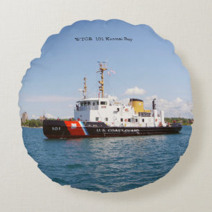 Katmai Bay round pillow