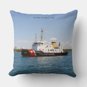 Katmai Bay square pillow