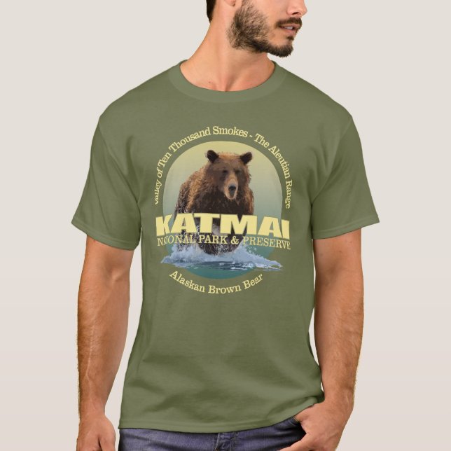 Katmai (Brown Bear) WT T-Shirt (Front)