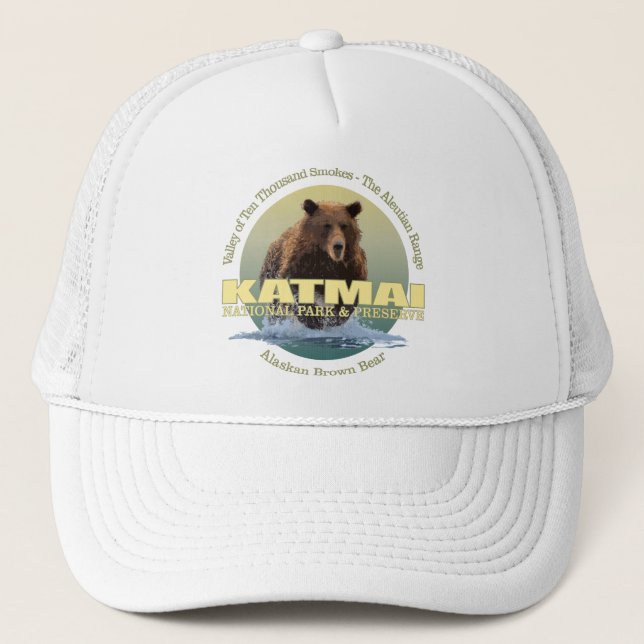 Katmai (Brown Bear) WT Trucker Hat (Front)