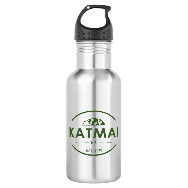 Katmai National Park 532 Ml Water Bottle (Front)