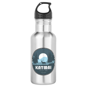 Katmai National Park Deer 532 Ml Water Bottle