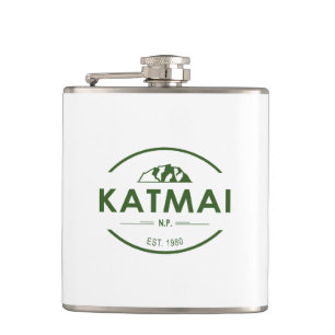 Katmai National Park Hip Flask